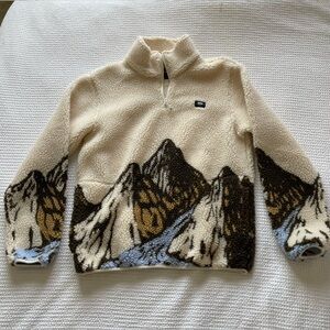 Vans Mountain Graphic Half Zip Pullover/Sweater/Fleece